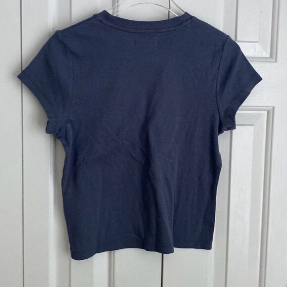 Madewell Day in the Sun Graphic Tee Faded Blue Crewneck Short Sleeve Size‎ S NWT - Picture 5 of 6